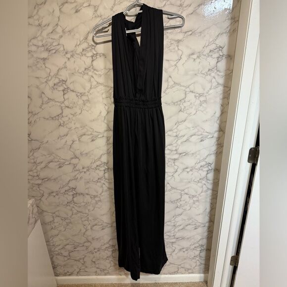 NEW Diarrablu Umy Wrap Jumpsuit Convertible Black Size L - Picture 3 of 11